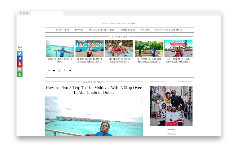 <em>The Mom Trotter blog.</em>